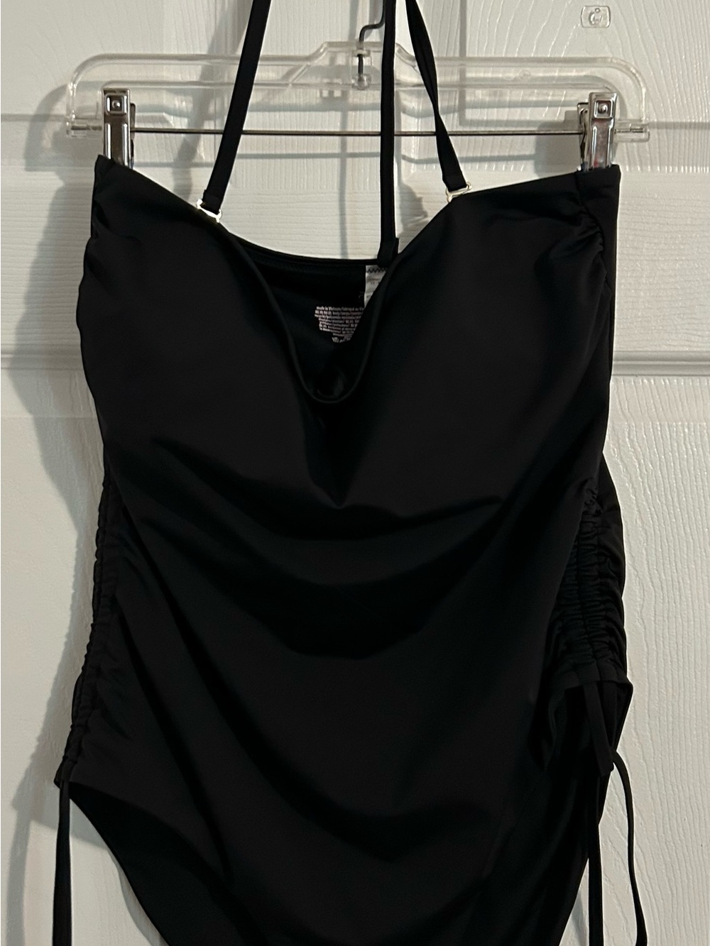 Victoria's Secret Black One-Piece Swimsuit with Side Ruching